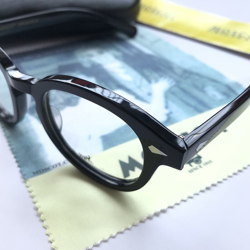 Luxe Johnny Depp Acetaat Brilmontuur Mannen Vrouwen Vintage Bril Optische Recept Bijziendheid Brillen Frame Brillen