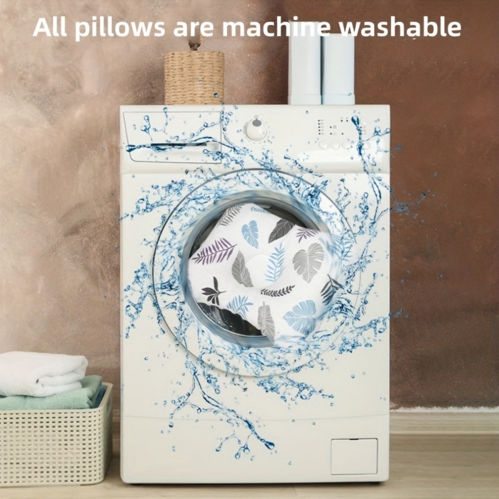 1Pcs Baby Floral Cotton Styling Pillow, Soft, Machine Washable, Easy To Clean, Suitable for All Seasons, Newborn Sleeping Pillow