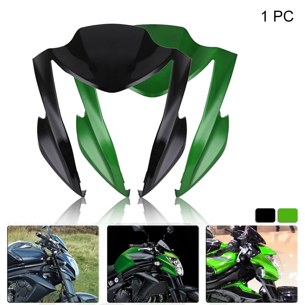 Phare de moto pour Kawasaki ER6N | Support de support de panneau, pièces de remplacement de carpette, support de séjour supérieur de moto