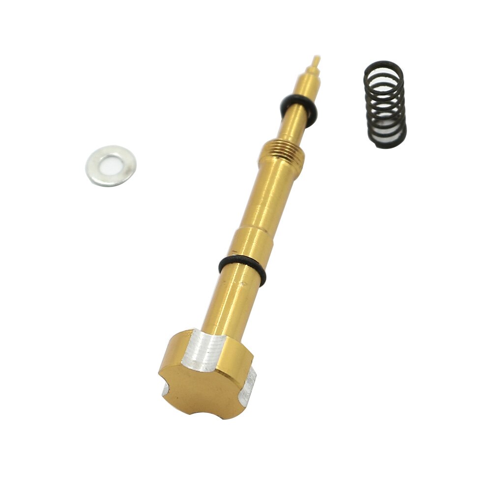Tornillo ajustador de mezcla de combustible y aire fácil para carburador Yamaha WR250F WR426F WR450F YFZ450, compatible con todos los carburadores Keihin FCR y FCR-MX: Dorado