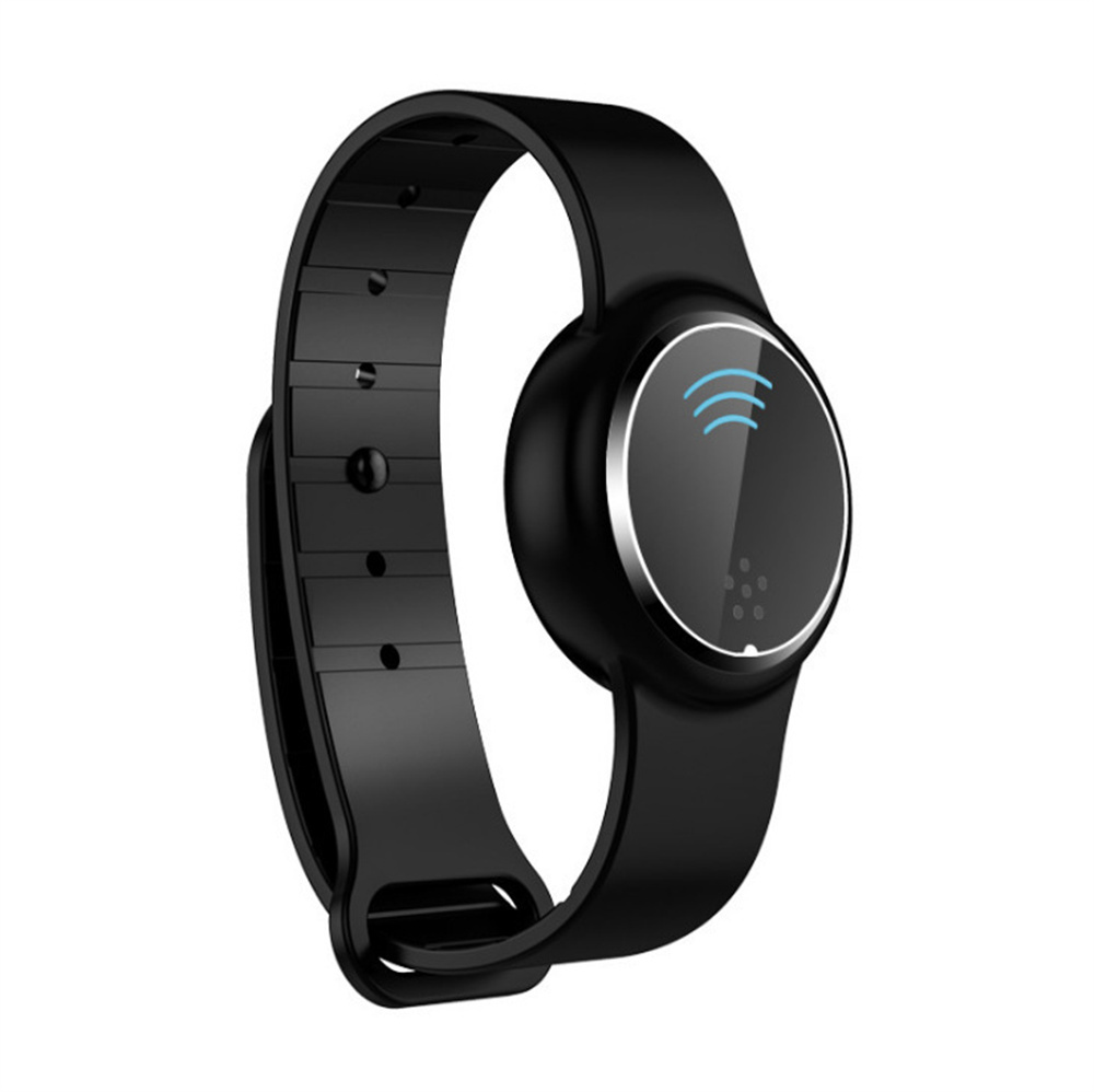 Bracelet répulsif à ultrasons pour enfants et adultes, anti-moustique, antiparasitaire, onde bionique électronique, bracelet de charge: Gris clair