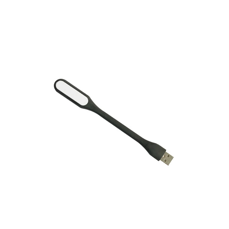 Mini lampe LED USB portable, lampe de lecture de livre, veilleuse pliable, lampe de protection des yeux pour ordinateur Power Bank, DC 5V, 2 pièces, 4 pièces: RGB / Black