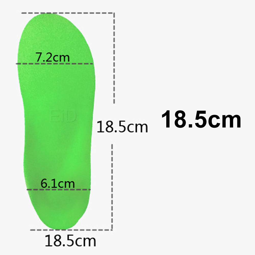 EiD 3D kids children's orthopedic insoles for shoes flat feet Arch Support insole for XO-Legs child Orthotic Insoles Foot Care: Length 18.5cm