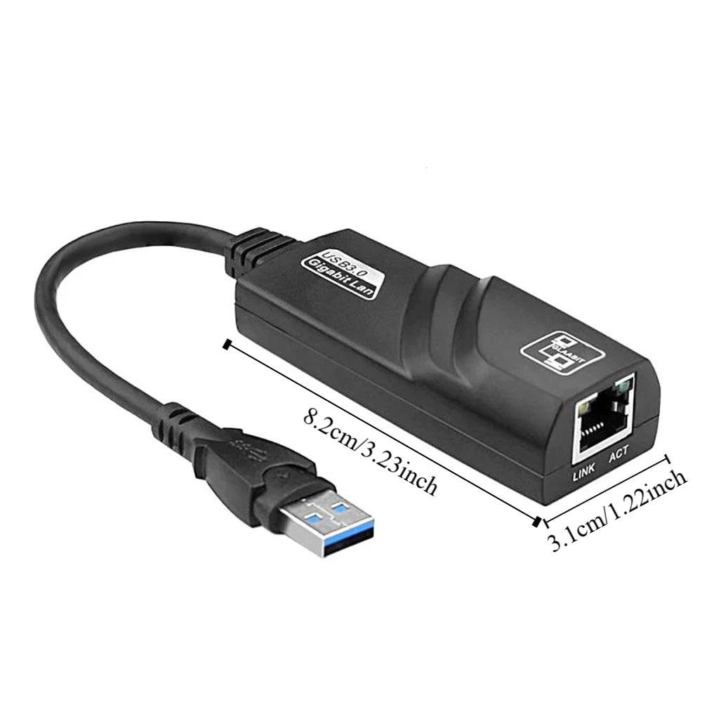 Dongle wi-fi placa de rede usb para antena lan 1000 mbps adaptador wifi usb adaptador 3.0 gigabit usb ethernet