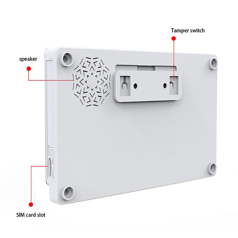 -WiFi GSM GPRS Multifunction Wireless Home Residential Fire Safety Intruder Alarm System EU Plug