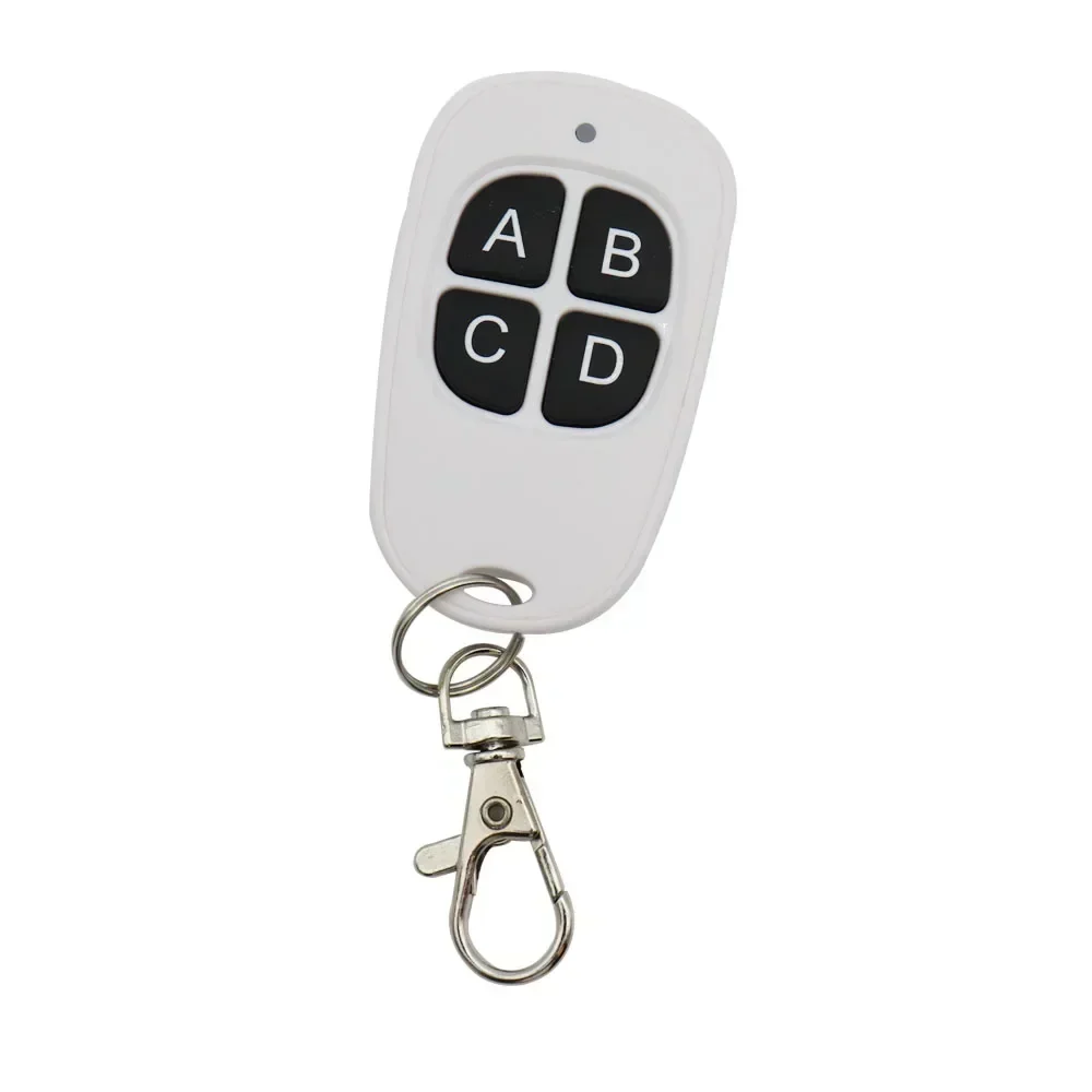 Garagentor-RF-Fernbedienungs-Duplikator, 433 MHz, Code Grabber, Klon, Tor, Schlüsselanhänger, Befehl, Handsender, 4 Tasten, wasserdicht: Lila