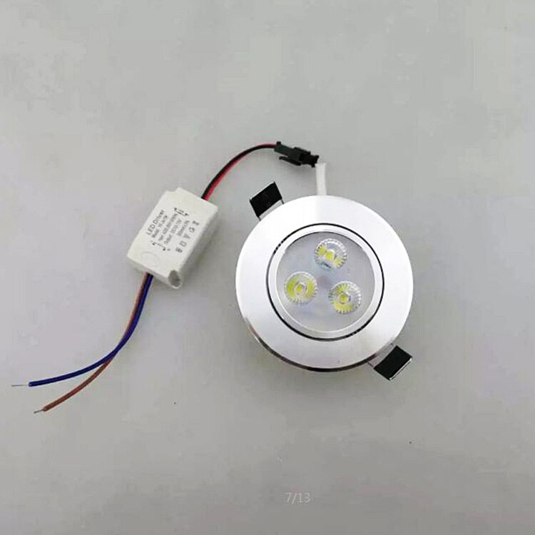 LED Plafond Lamp 9W Down Verlichting RGB Met Afstandsbediening Verzonken gloeilampen AC220V 3W Downlight verjaardagsfeestje Kleurrijke lichten: 9W / RGB no controller