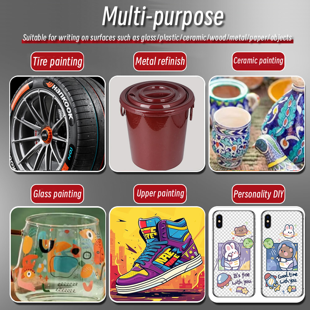 8 Kolorów Pisak robić Naprawy Rys Samochodowych Szybkoschnący Lakier robić Retuszu Wodoodporny znacznik robić Opon i Felg Pisaki robić Lakieru Samochodowego