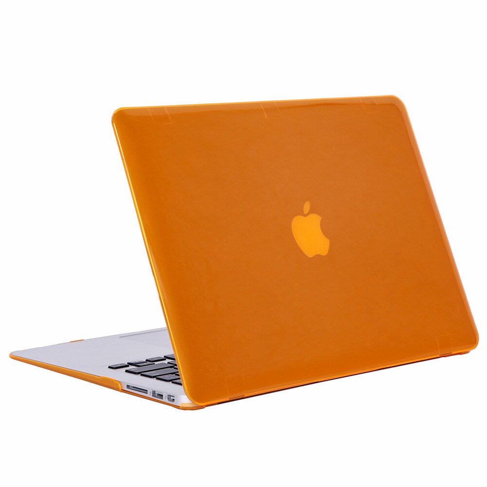 A1370 a1465 a1369 a1466 matt/kristall laptopfodral för macbook air 11.6 " 13.3 " skyddsskal: Orange / 11.6  a1370 a1465