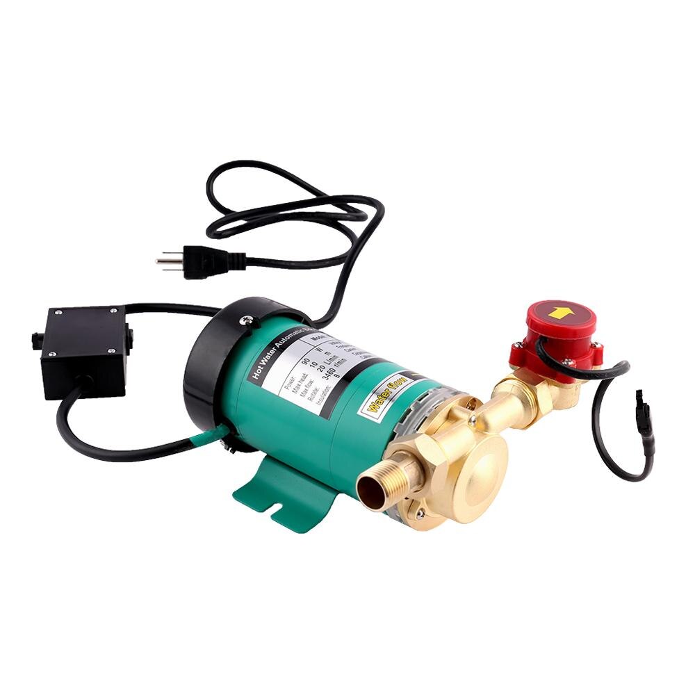 SHYLIYU 115/230V Water Circulating Pump 90w Shower Booster Pump 15GR-10 0.75“Outlet Portable Home Sprinkler Small Water Pump