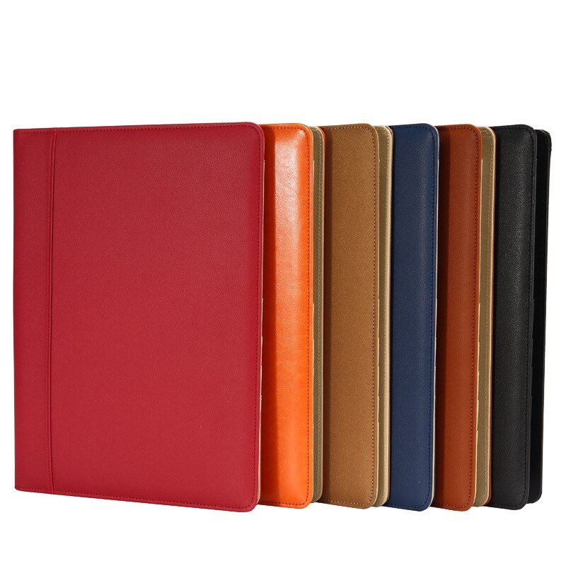 Datei Mappe A4 mit Taschenrechner Multifunktion Datei Papier Organizer Manager dokumentieren Pads Aktentasche Padfolio Tasche Geschäft Lieferungen