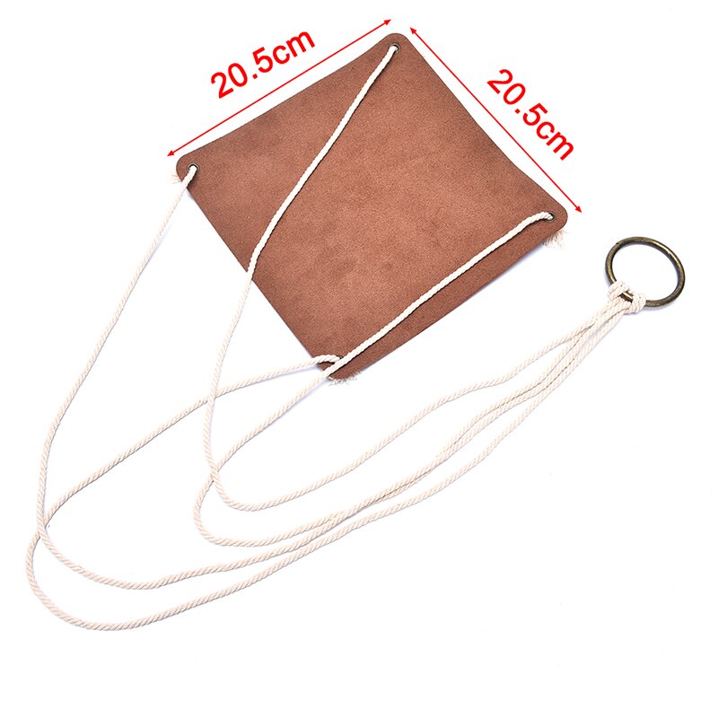 Skórzany wieszak na rośliny wisząca donica uchwyt na doniczkę Dom dekoracje na rośliny doniczkowe soczyste kaktus: L