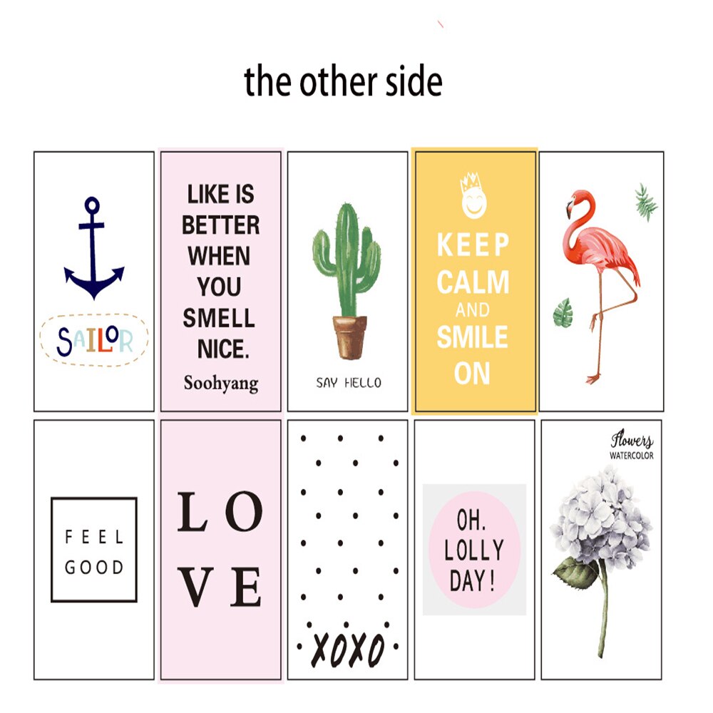 INS style small card Flamingo Card Photography photo props Background shooting ornaments card Business greeting card