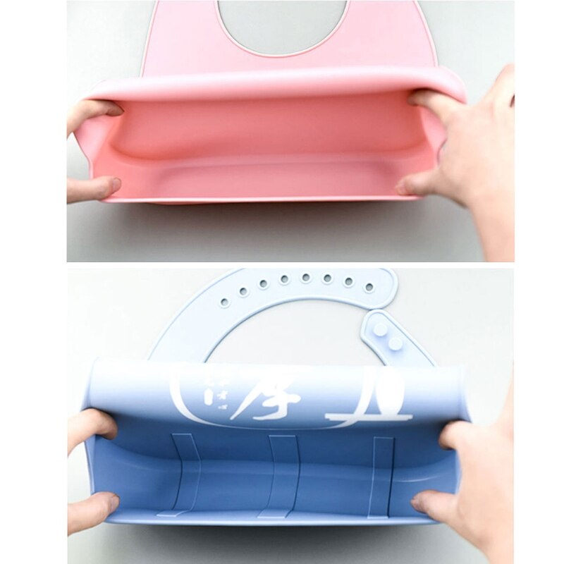 Volwassenen Waterdicht Anti-Olie Siliconen Bib Ouderen Aged Etenstijd Doek Protector Senior Citizen Aid Schorten 5 Kleuren