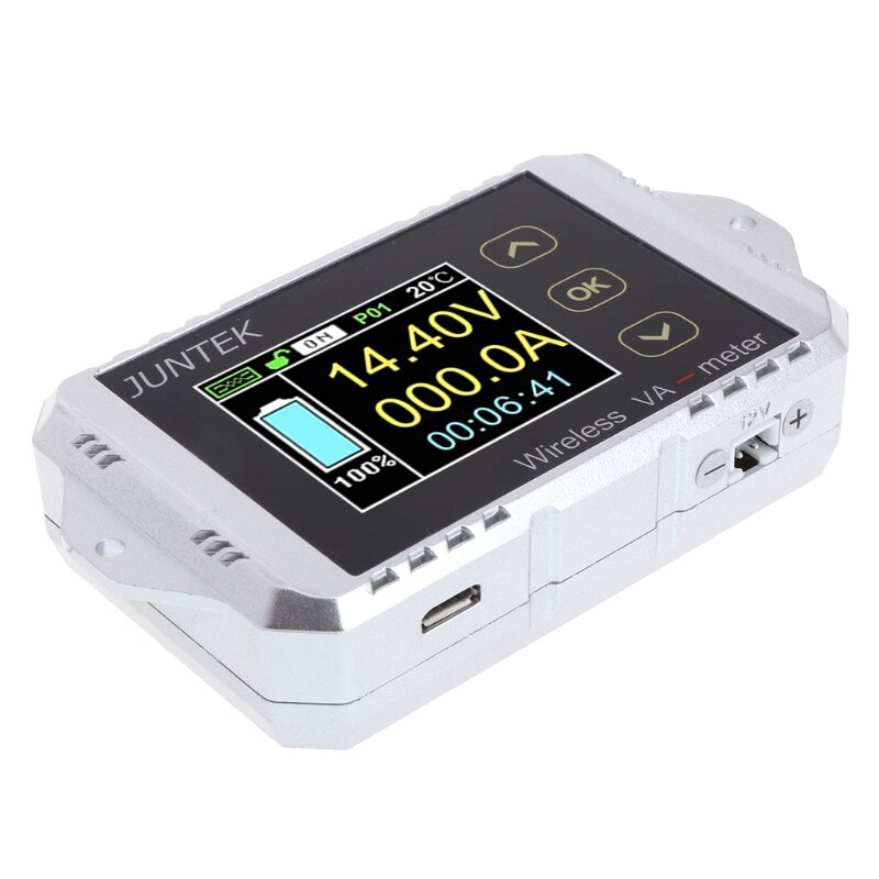 DC 400V 300A Wireless Bi-directional Voltmeter Ammeter Capacity Volt Power Meter #0616