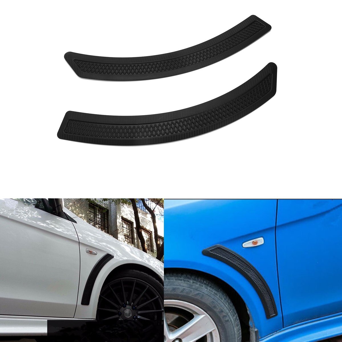 Pari auton lokasuojan sivuaukon suojus verhoilu hiilikuitu tyyli mitsubishi lancer ex evo  v3 v5 v6: lle