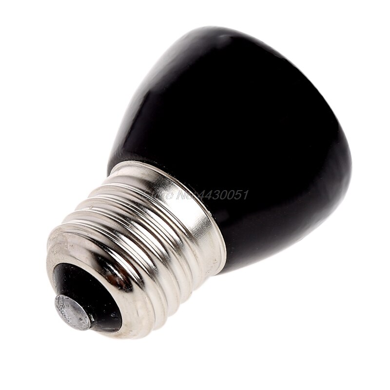 Luz de calefacción para mascotas, 25W, 50W, 75W, 100W, Mini lámpara de calor infrarroja de cerámica, Bombilla negra para incubadora de reptiles, 110 - 120 V