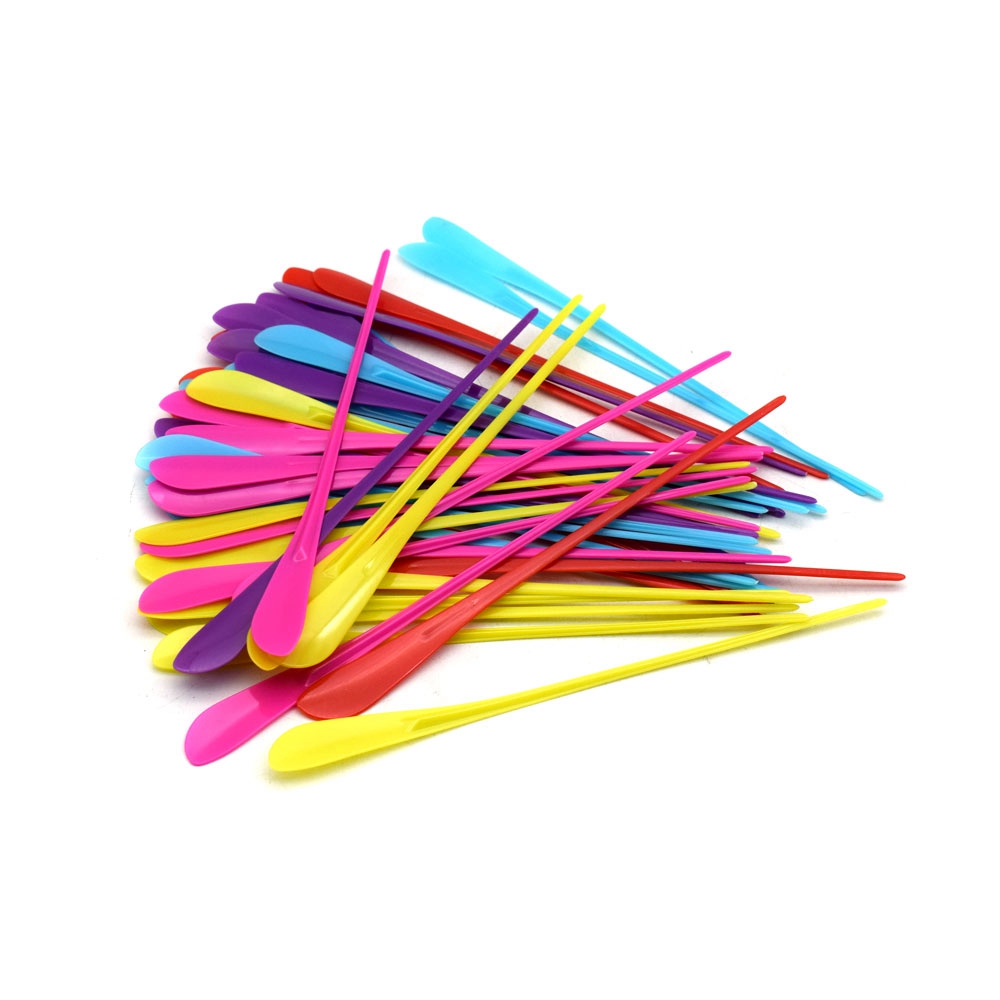 Sweettreats 12 Pcs Vegetable and Fruit Roasted Sticks By Colorful BBQ Sticks with Plastic BBQ Tools Safe for Children Red Bule