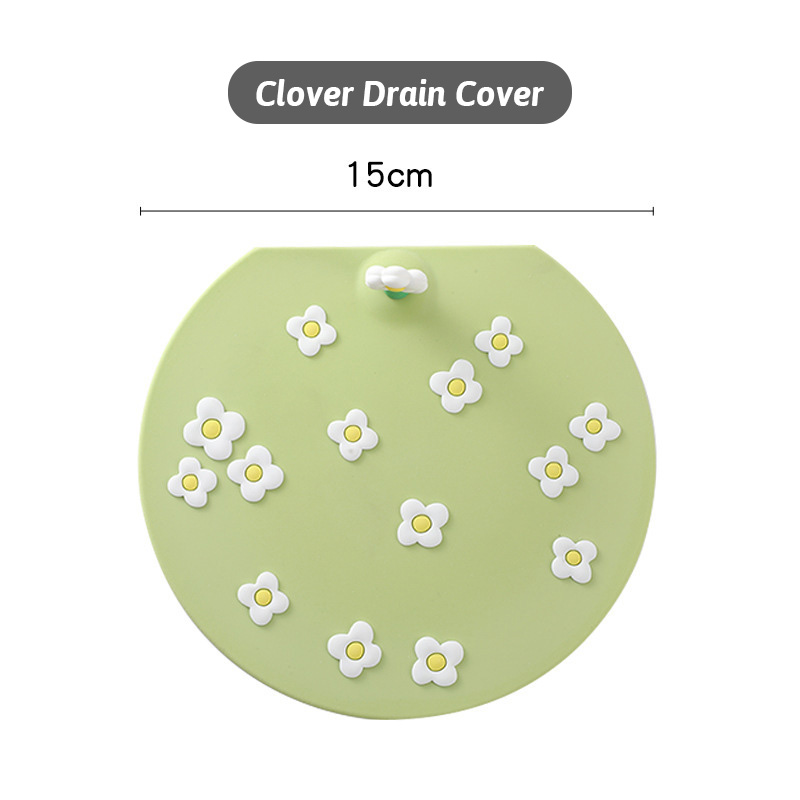 Cubierta de drenaje de silicona Premium de 15CM, bloqueador de olores antiolor Universal, sello de cocina para baño, certificación FDA a prueba de fugas de cucarachas: Gris claro