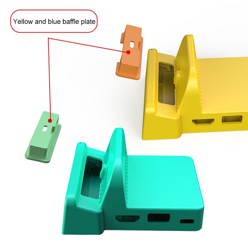 For Switch / Switch Lite NS DOCK Cooling Base TV Base DIY Modified Shell Replacement Charging Dock Stand Shell Docking Station