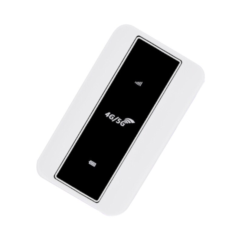 Mobiele Hotspot, Draadloze Draagbare Wifi voor op Reis, Draadloze Pocketrouter met Simkaartsleuf, Maximaal 10 Wifi-gebruikers, WPA WPA2 Wifi- codering