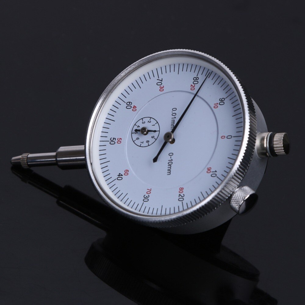 Dial Indicator Precision 0.01mm Accuracy Gauge Test With Lug Back Measurement 0-10mm Meter Resolution Indicator Gauge