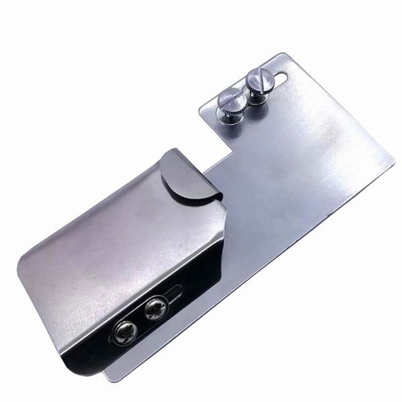 Industrial Walking Foot Sewing Machine Crimping Presser Foot, Folder,Zipper foot, Zipper on boxes and bags, Fast One Side Zipper