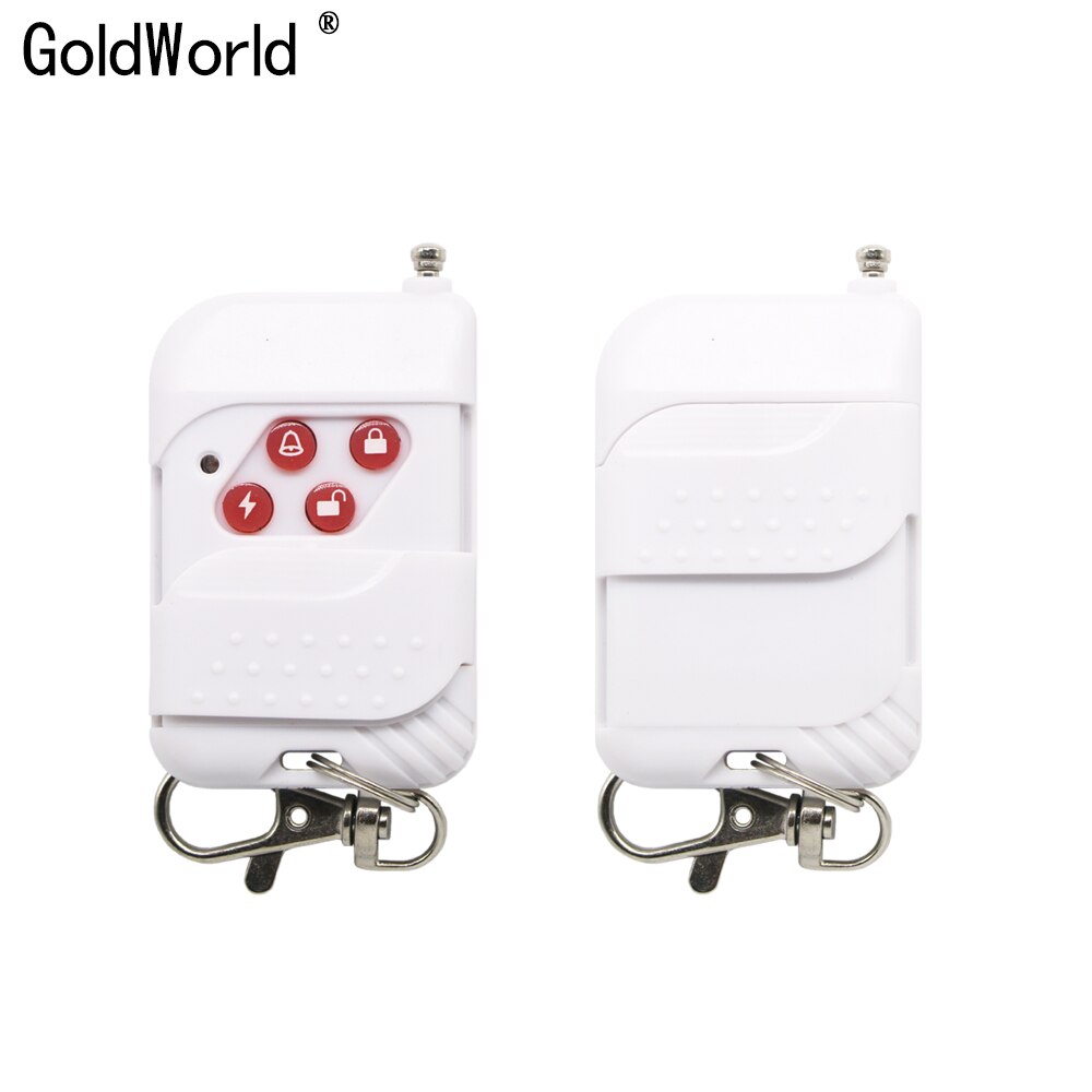 Wireless Plastic Remote Control Button For my own Home Alarm Systems gsm alarm remote control 2pcs