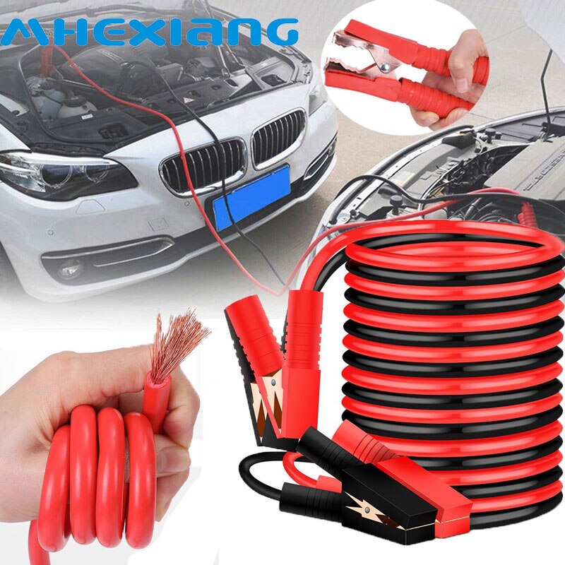 4M 2000 AMP Emergency Power Start Cable Booster Jumper Cable Heavy Duty Car Battery Booster Copper Wire Car Accessories