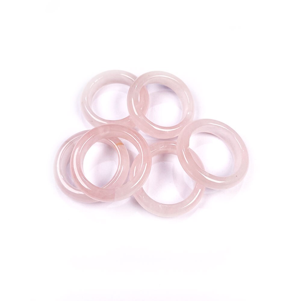 Natürliche stein ringe charme schmuck eine vielfalt von steinen zwei arten von modelle trendy für frauen oder freundin 6mm