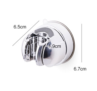 Support de douche réglable en plastique, ventouse pour salle de bain, support de douche à main, siège fixe: A
