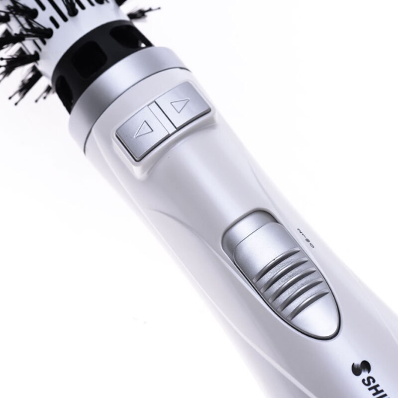 Chjpro – brosse sèche-cheveux électrique professionnelle, 900W, 360 rotations, 220V, peigne, lisseur
