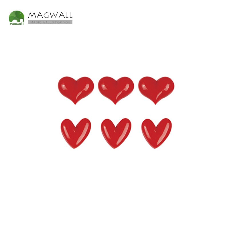 Pizarra magnética con forma de corazón/nube, adhesivo decorativo ABS, imán para nevera