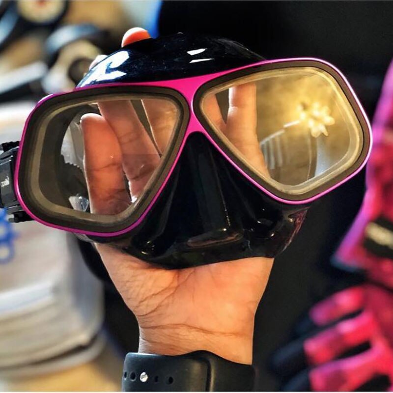 Apollo Ähnliche Legierung Rahmen Freies Tauchen Brille Maske Gläser Niedrigen Volumen 65cc Brille Tauchen tauchen Schnorcheln Nass Rohr Bausatz Ausrügestochen