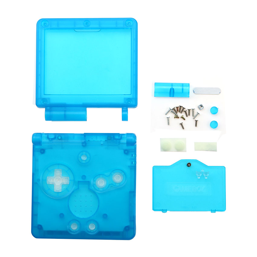 Cool clair pour GBA SP boîtier de remplacement coque pour Game Boy Advance SP: Rose