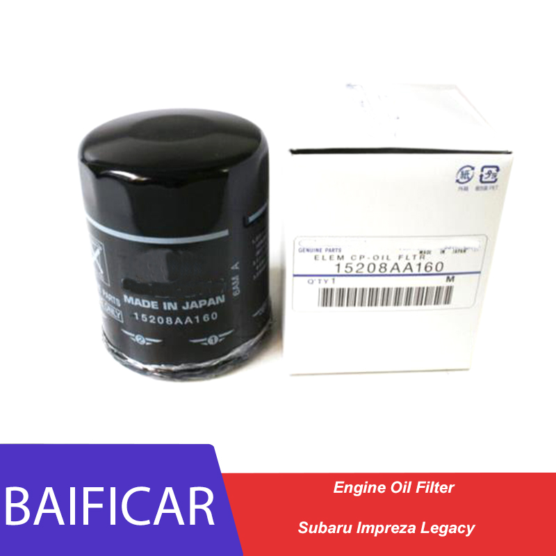 Baificar-filtro de aceite de motor para Subaru Impreza Legacy, original, a estrenar, 15208AA160 15208-AA160