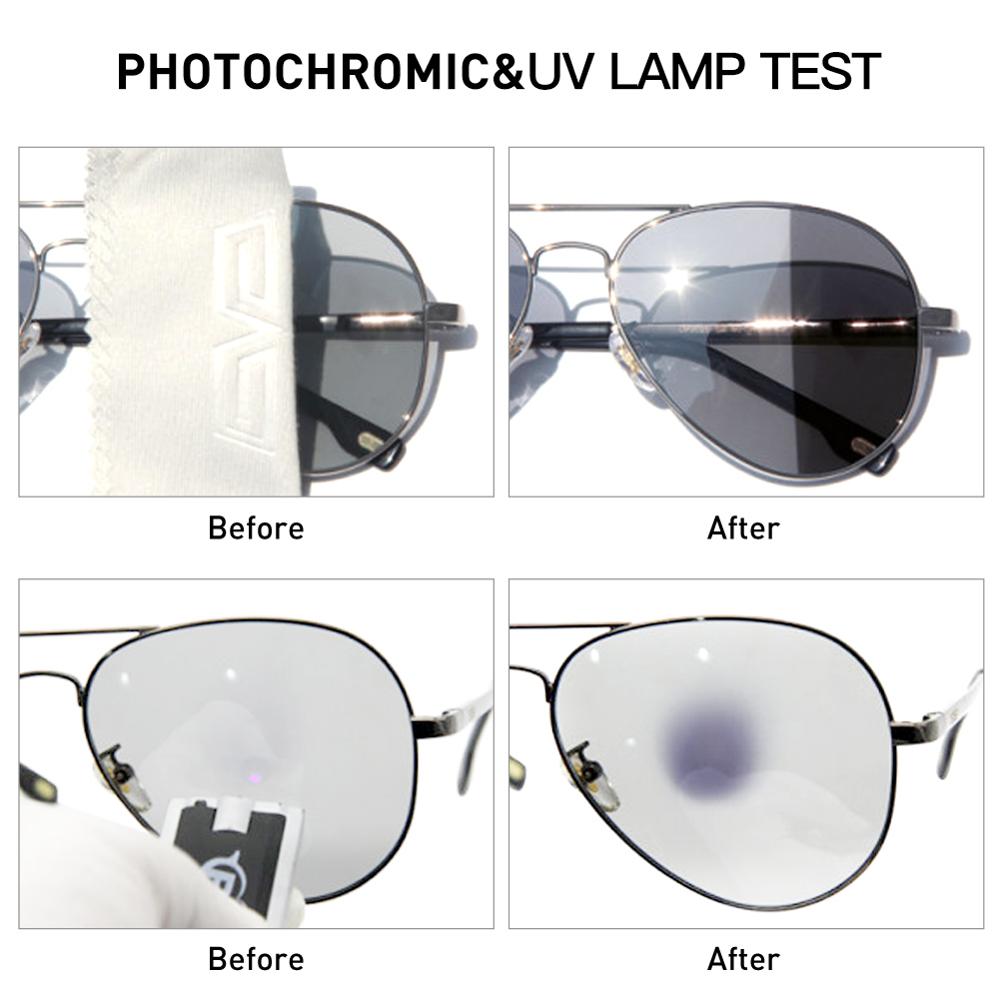 CAPONI Pilot Sunglasses Men Polarized Photochromic Vintage Sun Glasses Classic Alloy Frame Driving Shades For Women UV400 CP3103