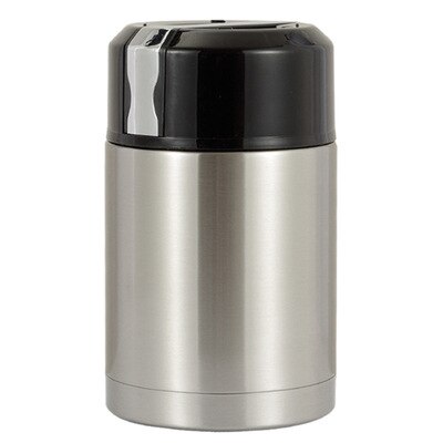 800ml 1000ml isolerte kopps vakuumflasker med stor kapasitet termoser termokopp lunsjtermos til matte med beholdere termokanne: 1000ml / Sølv