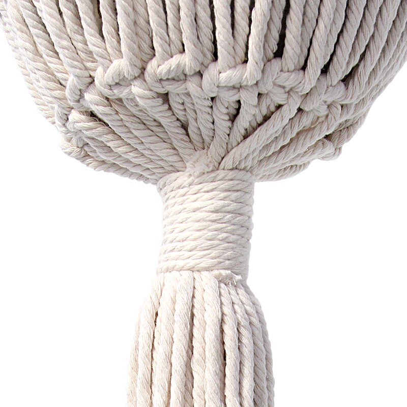 Handgemachte Baumwolle Gewebt Makramee Wand Hängen Blumen Korb Decoracion Hogar Blume Topf Gatden Dekorationen Korb Anlage Halter