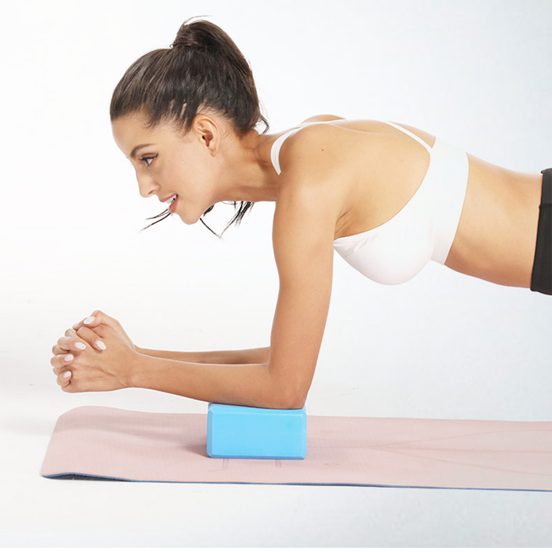 2 blocchi yoga EVA 1 pezzo blocchi di stabilità della cinghia yoga in cotone set di cinghie yoga per la meditazione yoga pilates yoga