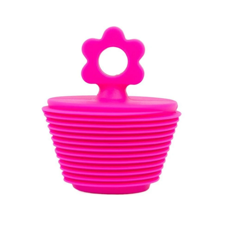 Universal- Silikon Abfluss Abdeckung Waschbecken Badewanne Bodenablauf Waschbecken Abdeckung Ablauf Stecker für Badezimmer: Rosa