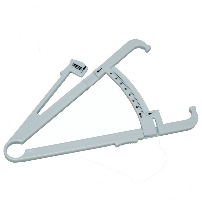 Skinfold Caliper High Precision Small Convenient Body Fat Calper Essential Easy To Use Random Color Select Fat Measurement Tool