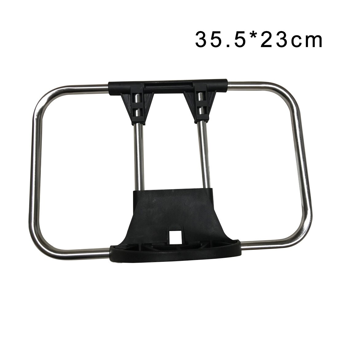 Folding Bike S-bag Front Bracket Rack Carrier Block Flat Frame Shoulder Backpack Pannier Basket Bag Frame for Brompton Bicycle: 35.5X23cm No handle