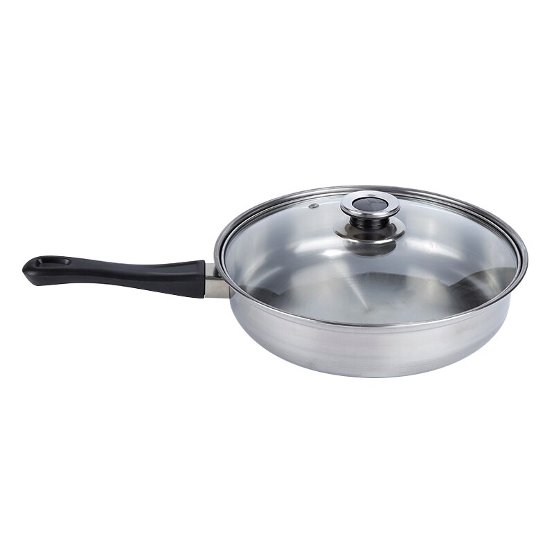 Cookware Set 6pcs/set Kitchen Stainless Steel Cooking Pot & Pan Sets Induction Safe Saucepan Casserole Pan Glass Lid Pans HWC