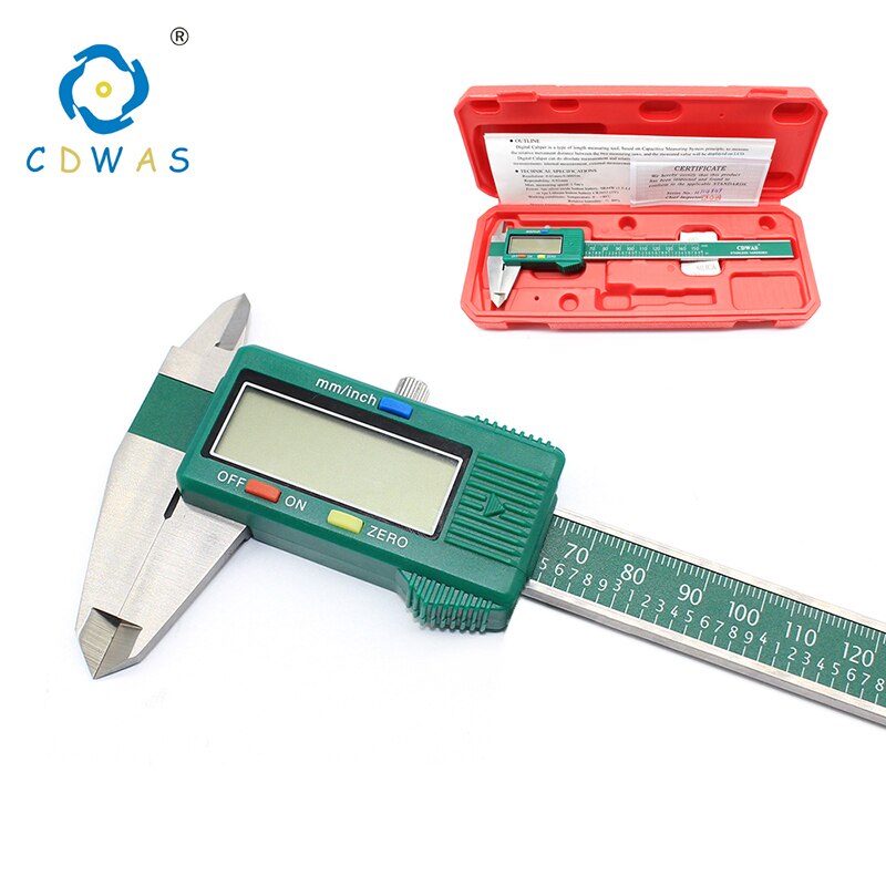 Digital Display Stainless Steel Caliper 0-150 mm 0.01 High precision LCD Electronic Vernier Caliper Waterproof Measuring Tools