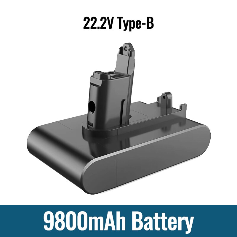 Para Dyson 22,2 V 28000mAh tipo A/B batería de vacío de iones de litio para Dyson DC35 DC45 DC31 DC34 DC44 DC31 Animal DC35 Animal: Rojo