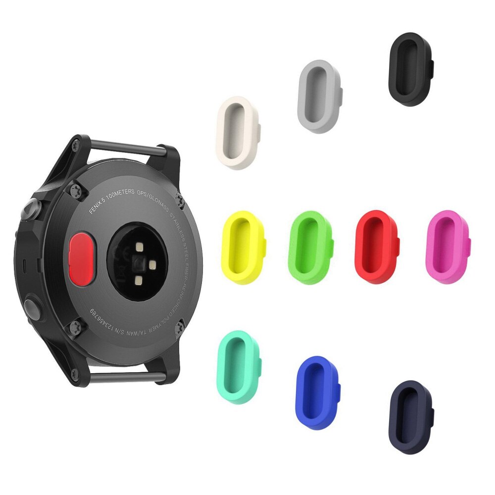 For Garmin Fenix 6 6S 6X Pro 5 5X 5S Plus Forerunner 945 935 245 Instinct Dust Plug Anti-Dust Dustproof Cover Cap Charging Port