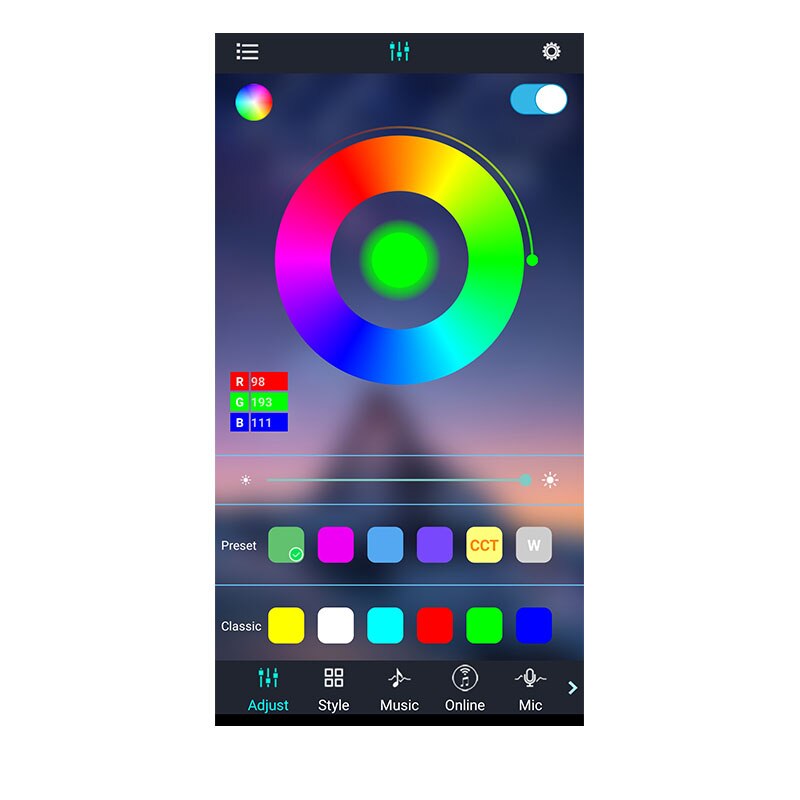 Motorcycle LED Light Kit Strips 5050 RGB Colorful Atmosphere Lights 12PCS Waterproof Light Strip Voice Control RF Wireless Remot