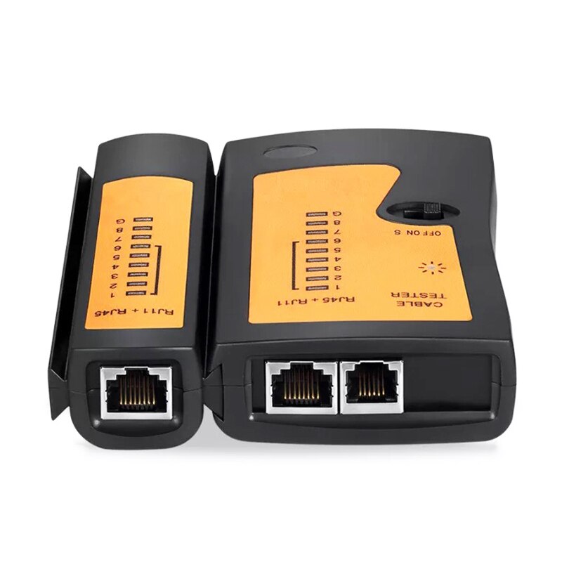 RJ45 RJ11 Network Cable Tester Cat5e Cat6 UTP FTP Network LAN Wire Telephone Line Handheld Detector Ethernet Cable Test Tool