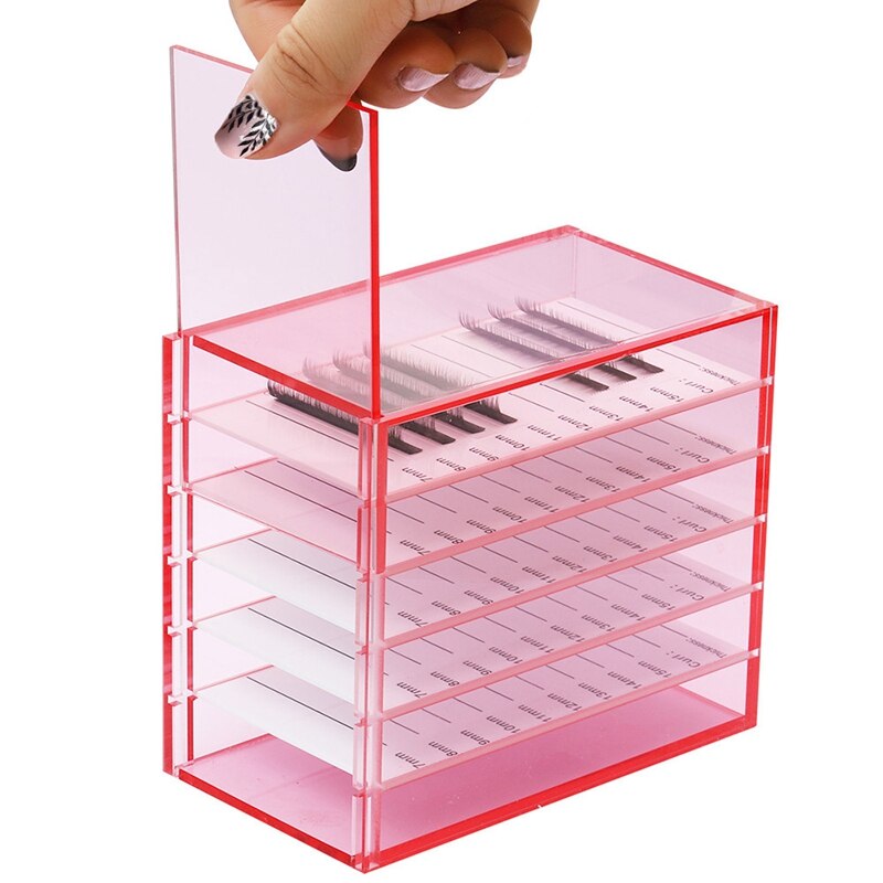 5 Layers Lash Boxes Transparent Eyelash Extension ... – Grandado
